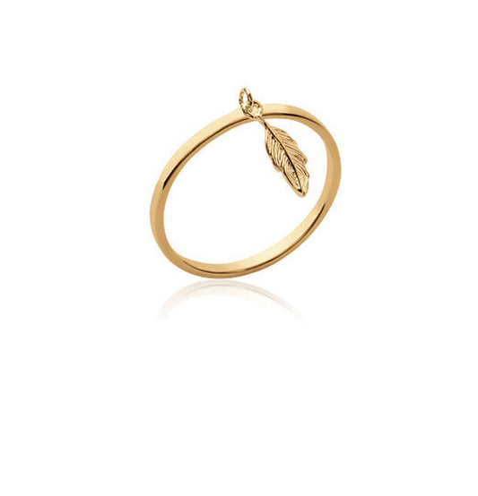 Bague PLUME PENDANTE