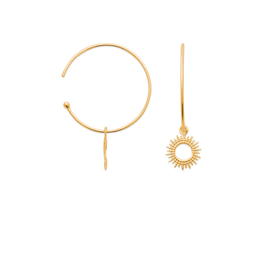 DEMI-CRÉOLE SOLEIL AJOURÉ