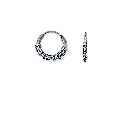 Créole Bali Simple Torsade Argent 925