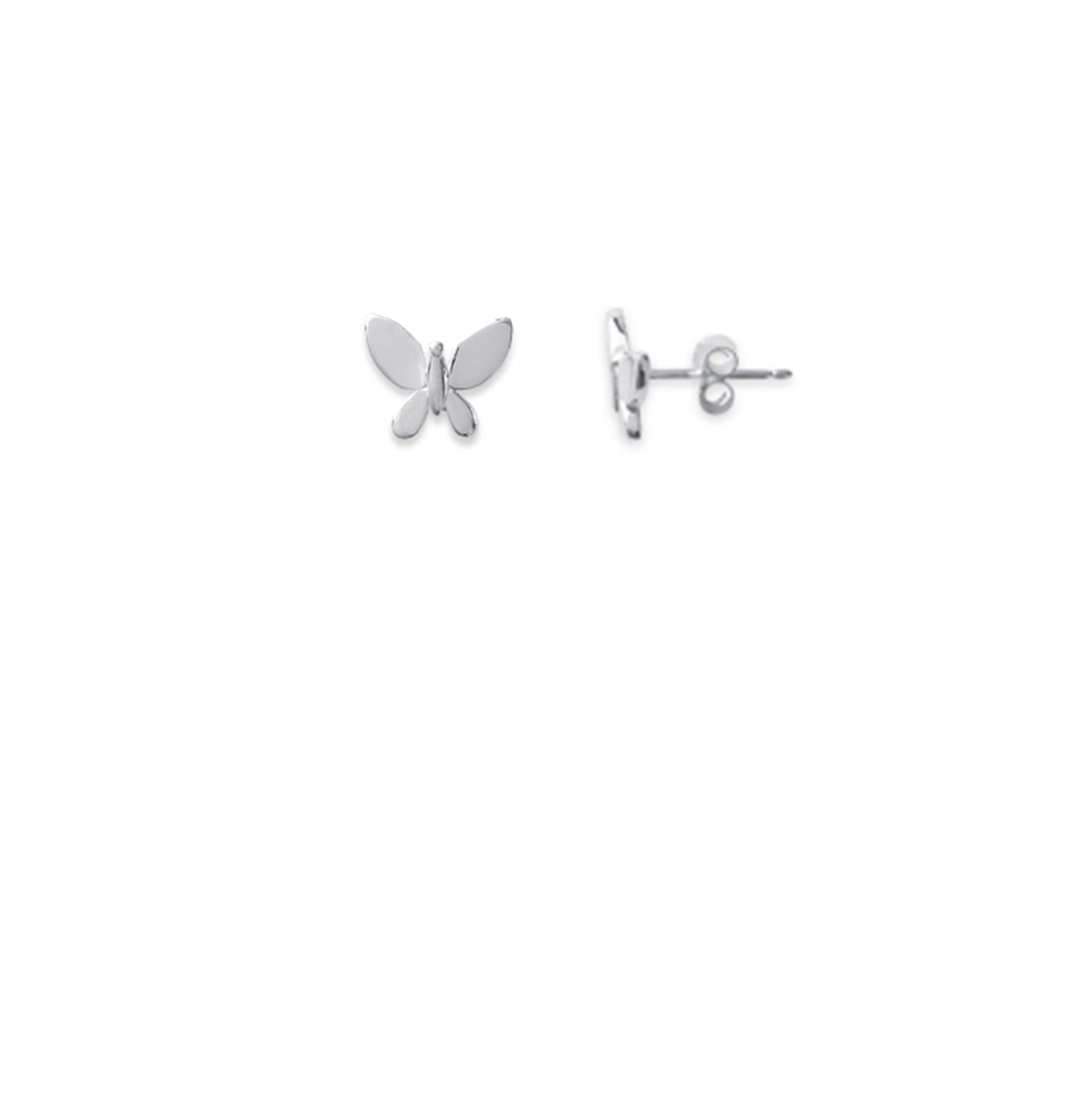 Puce Papillon Argent 925