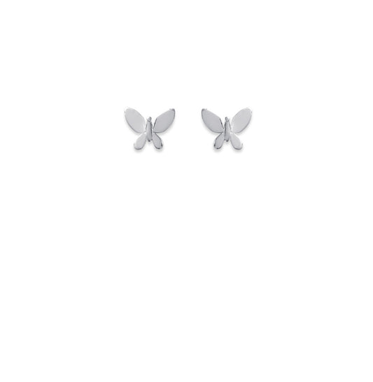 Puce Papillon Argent 925