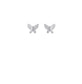 Puce Papillon Argent 925