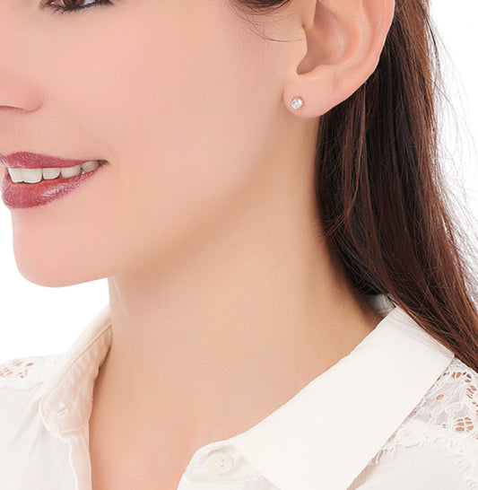 BOUCLE D'OREILLE SOLITAIRE