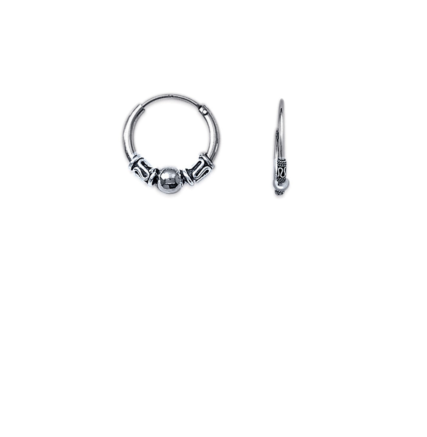 Créole Bali Boule / torsade Argent 925